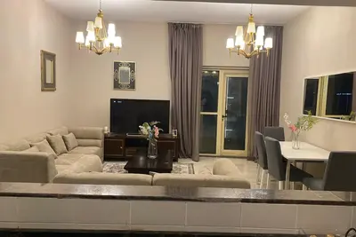 Image de Comfortable 2-Bedroom apartment in Jvc, Dubai with Balcony