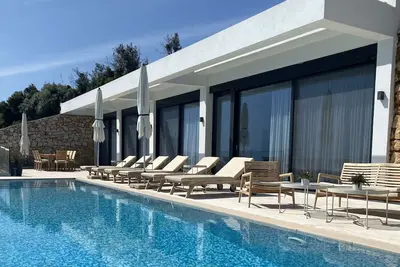 Villa Eco Luxe - Panoramic views of Sivota Bay and the Ionian islands