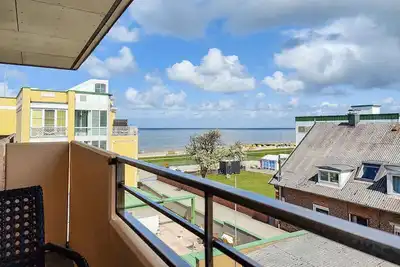 Image de Large vacation apartment 8 in Haus Seeluft with three balconies and sea view