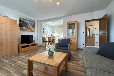 Image de Vacation apartment 51 with partial sea view, Residence Meeresbrandung Duhnen