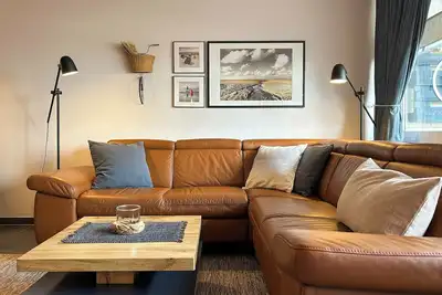 Image de Modern vacation apartment 41 with beach chair, Residence Meeresbrandung Duhnen