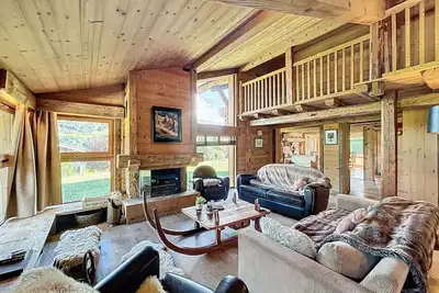 Image de Chalet 5 chambres près de Megève avec vue Mont Blanc