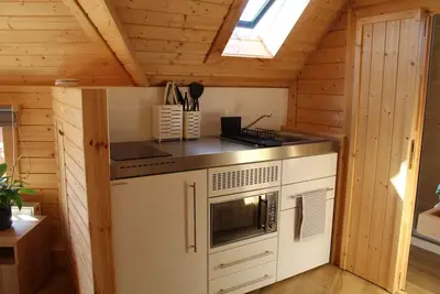 Image de Wood-fired hot tub cabin, enjoy the stars or have a cosy night in