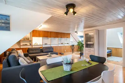 Image de Appartement 'Ferienwohnung Im Obergeschoss' avec terrasse partagée, jardin partagé et Wi-Fi
