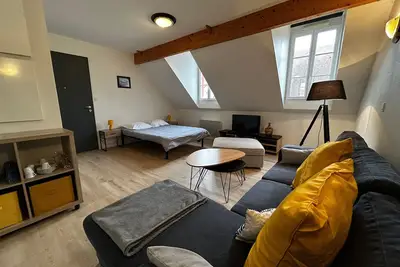 Image de Studio Ă 200m des thermes avec piscine, parking et WiFi