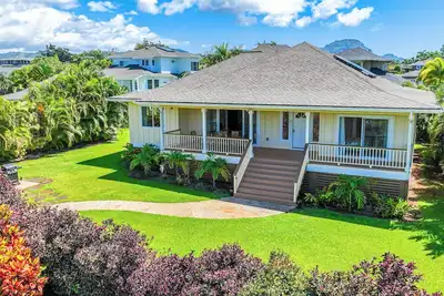 Kauai's Sunny Poipu Beach Estates! A Beautiful Plantation Style home sleeps 8.