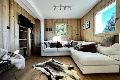 Image de Superbe chalet face aux montagnes proche des pistes