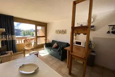 Image de Studio rénové au cœur de la station et aux pieds des pistes