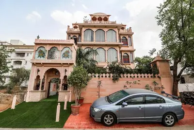 Image de Spacious 9-bedroom hotel in lovely Jaipur with Ac, WiFi and Garden view  \n\n