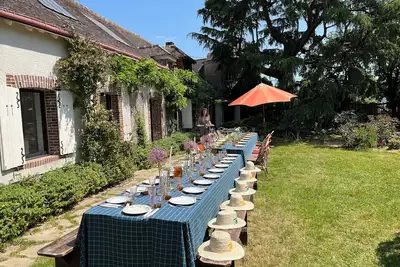 Image de Une longère totalement rénovée et son grand jardin à 1h de Paris.