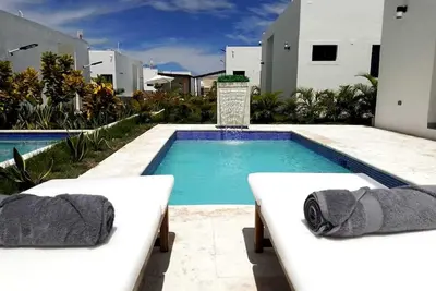 Image de Charming 2-bedroom villa with Private Pool --- 5 min from Downtown Punta Cana