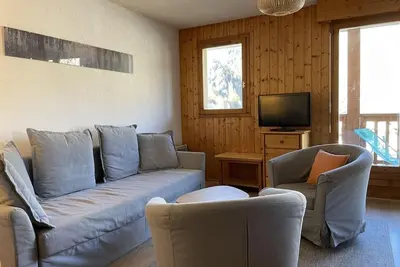 Image de Vue village, balcon, parking, casier à ski, 67m², Valloire