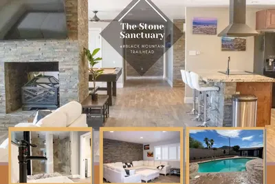 Image de The Stone Sanctuary @ McCullough Hills Trailhead: 1/2 Acre, Pool, Grill, Pool Table, 7 Tv's, Luxury