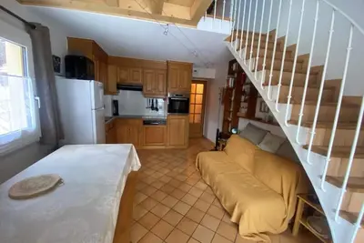 Image de 2ème étage, balcon, casier à ski, 60m², Valloire