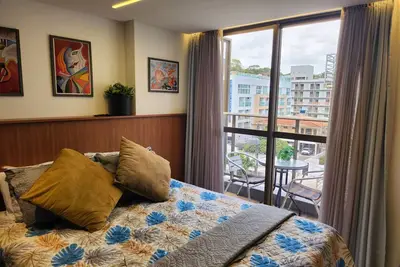 Image de Cozy beachfront Studio. Ac-WiFi-Gym-Parking. Delightful Cabo Branco João Pessoa