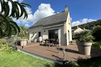 Image de Maison calme, proche tennis, 3 chambres, terrasse, Wi-Fi, parking