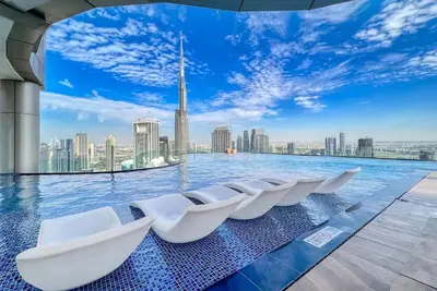 Image de 5 Star Hotel Apartment - Burj Khalifa Infinity Pool - Gym - Spa