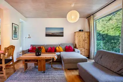 Image de Appartement \"Öko Fewo Silbermöwe\" avec terrasse privée, jardin privé et Wi-Fi