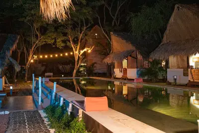Image de Lodge IrarzĂş avec vue sur la piscine