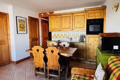 Image de Charmant appart 6 pers, skis aux pieds, piscine et parking privé à Arc 1800