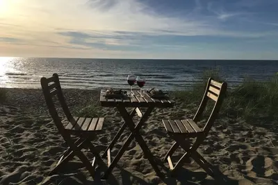 Image de Maison les pieds dans le sable