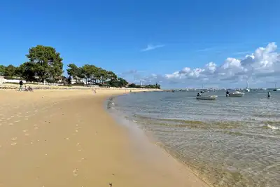 Image de Plage au pied de l'appartement. Tout près phare Cap Ferret. Vue mer et dune Pyla
