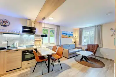 Vacation apartment right on the beach in the Baltic seaside resort of Ückeritz on the island of Usedom.