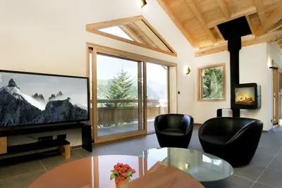 Image de chalet de montagne les deux alpes