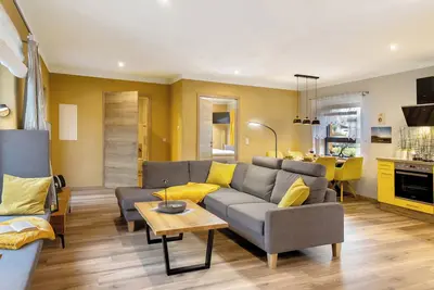 Image de Maison de vacances 'Ferienhaus Mond Am See' avec vue sur le lac, terrasse privée et Wi-Fi