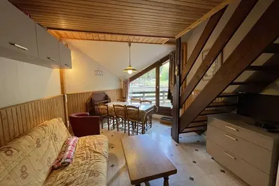 Image de Duplex moderne avec balcon, proche pistes, 2 chambres