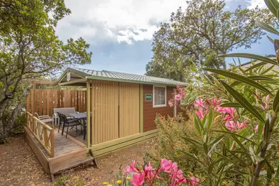 Image de Chalet 'Confort M Proche De La Mer' avec piscine partagée, terrasse privée et climatisation