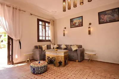 Image de Charming 3-bedroom riad with WiFi, Ac in phenomenal Marrakech