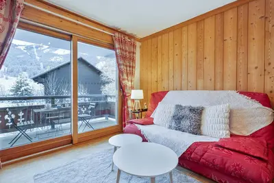 Image de Appartement terrasse près des pistes avec bien-être