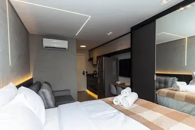 Image de Cozy 1-bedroom with WiFi, fitness room in enchanting Indianópolis São Paulo