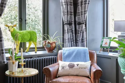 Luxury Conwy Mill in private grounds with eclectic interiors and the wow factor!