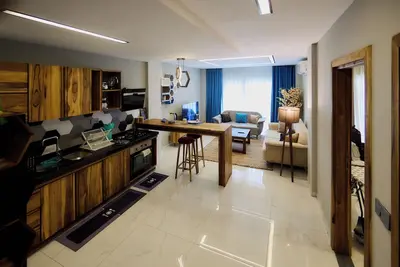 Image de Chic apartment with WiFi, Ac, fitness room in amazing Masaki