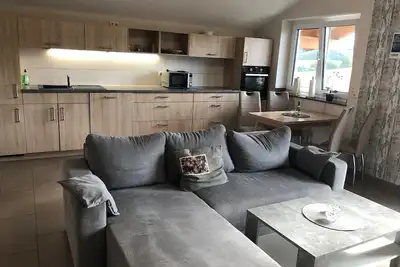 Image de Appartement 'Fewo Stremme' avec vue sur la montagne, jardin partagé et Wi-Fi