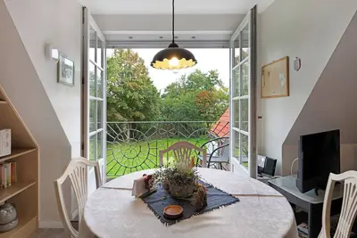 Image de Appartement 'Mühlenblick' avec terrasse privée, jardin partagé et balcon