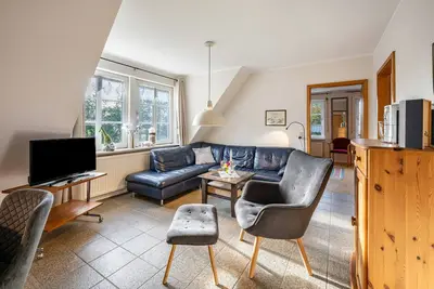 Image de Appartement 'Hauke Haien' avec terrasse privée et jardin partagé