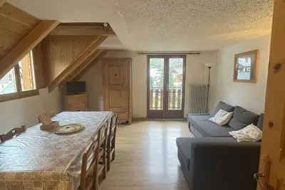 Image de Appartement \"Le Galibier\" avec vue sur les montagnes, jardin partagé et Wi-Fi