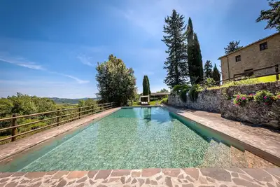 Image de Maison de vacances 'Podere Le Rote' avec piscine privée, jardin privé et Wi-Fi