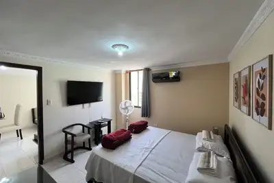 Image de Acogedor apartamento en El Rodadero, Santa Marta. Tv, WiFi, Ac. Frente al mar.
