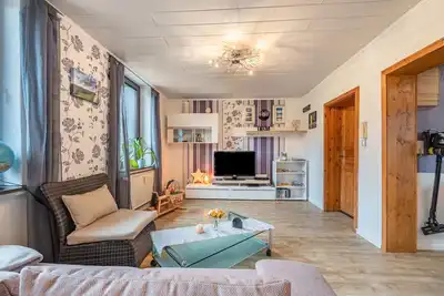 Image de Appartement \"Zur Alten Zahnradbahn\" avec vue sur les montagnes, jardin et Wi-Fi