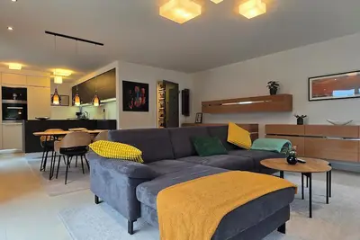 Image de 3-room apartment (approx. 141 m²) for 6 people, with large roof terrace, in a quiet location