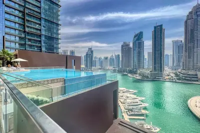 Image de Dubai Marina 1br with Pool | Near Shops & Restaurants