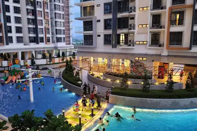 K Avenue with Ps5, Pool View, Kids Playground and Private Balcony