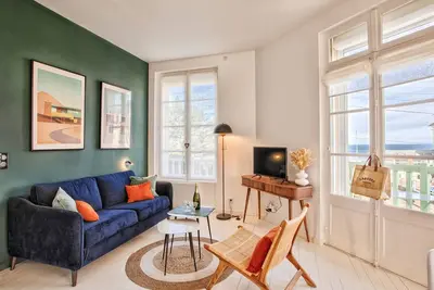 Image de Superbe appartement rénové à Cabourg, face à la mer pour 2