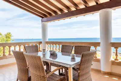Image de Appartement 'Vistamar Sa Rapita' avec vue sur mer, Wi-Fi et climatisation