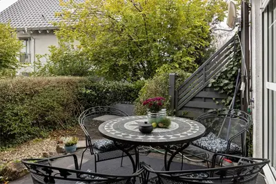 Image de Appartement \"Heidegarten\" avec terrasse privée, jardin partagé et Wi-Fi