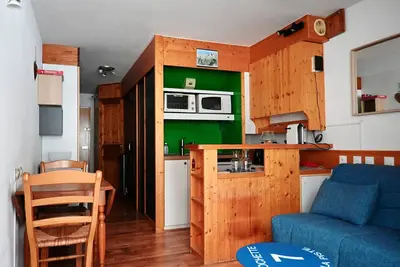Image de Studio au pied des pistes avec balcon, wifi, animaux admis